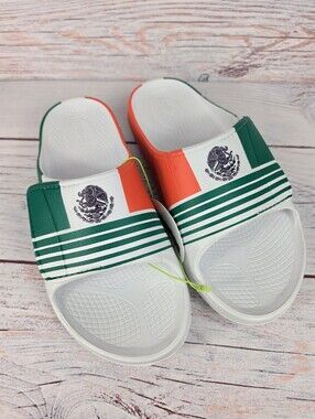 NEW OOFOS X Mexico Ooahh Sport Slide Size 12 Recovery Sandals Limited Adjustable